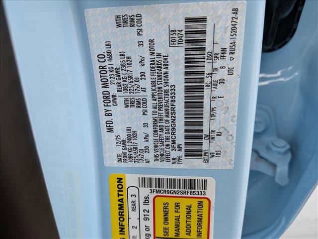 New 2025 Ford Bronco Sport Heritage AWD/4WD image 16