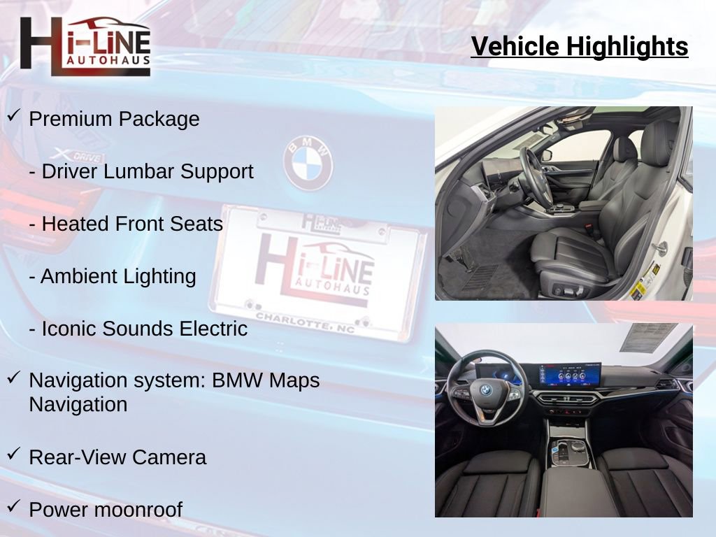 Used 2023 BMW i4 eDrive40 w/ Premium Package image 24