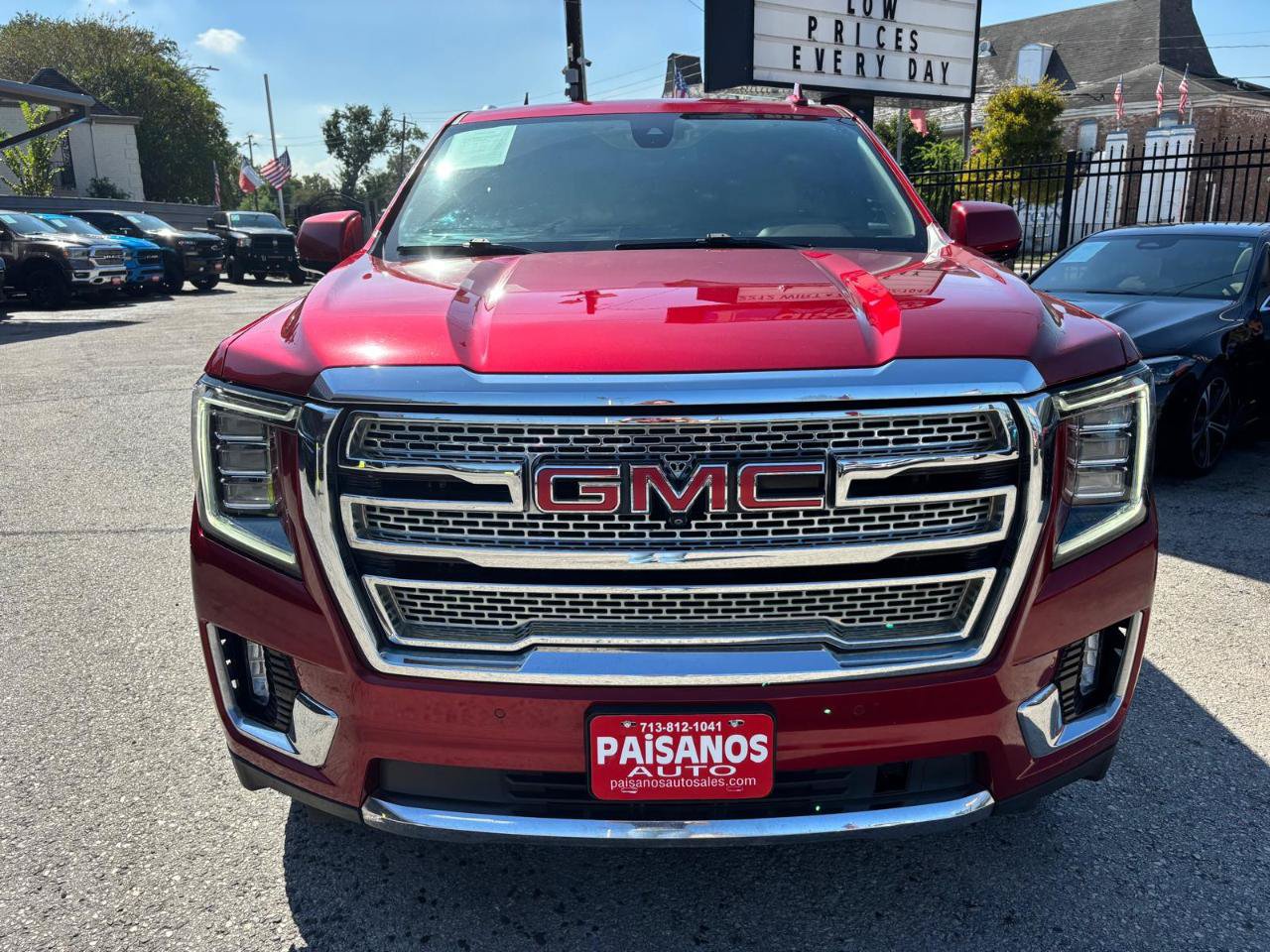 Used 2021 GMC Yukon SLT w/ Rear Media and Nav Package RWD image 3