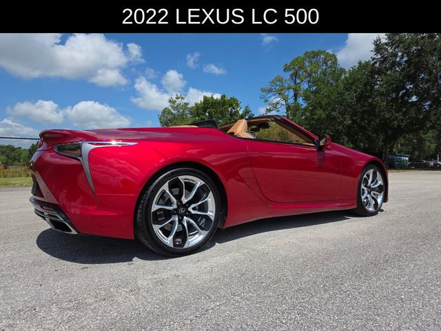 Used 2022 Lexus LC 500 Convertible w/ Touring Package RWD image 3
