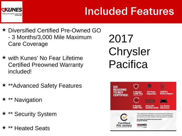 Certified 2017 Chrysler Pacifica Touring-L image 4