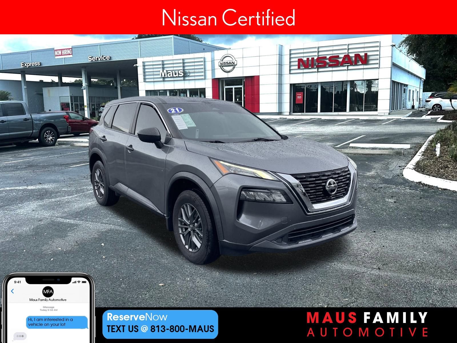 Certified 2021 Nissan Rogue S