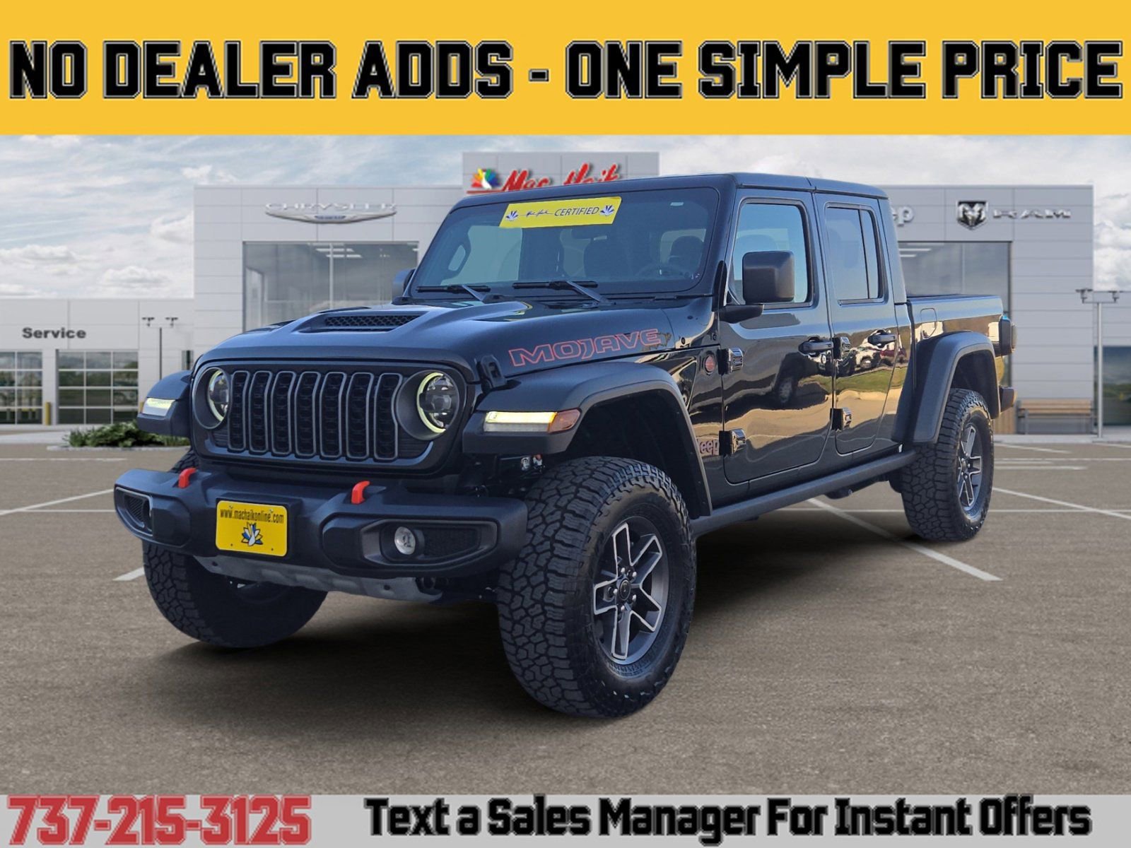 Certified 2025 Jeep Gladiator Mojave image 1