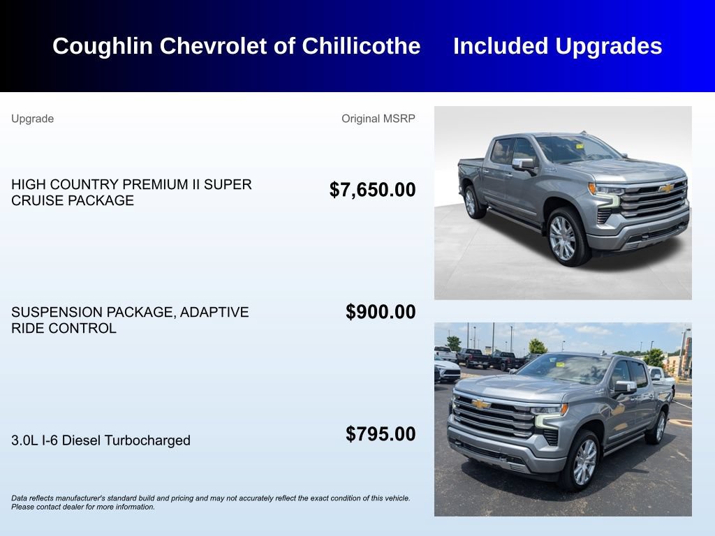 Used 2026 Chevrolet Silverado 1500 High Country AWD/4WD image 3