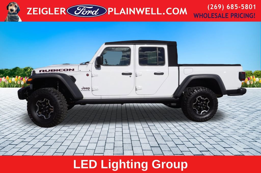 Used 2021 Jeep Gladiator Rubicon w/ LED Lighting Group image 2