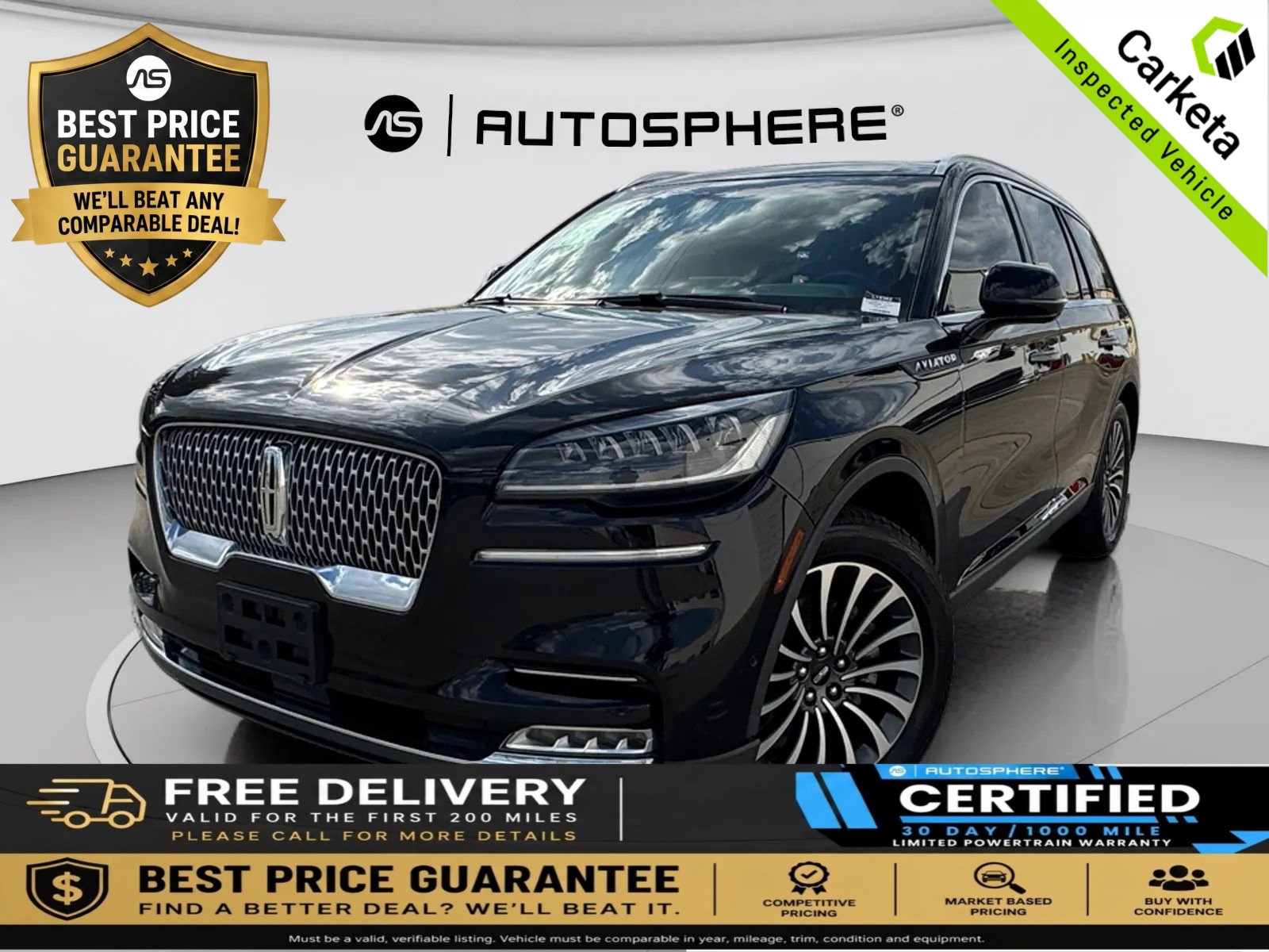 Used 2020 Lincoln Aviator Reserve w/ Equipment Group 201A AWD/4WD image 1