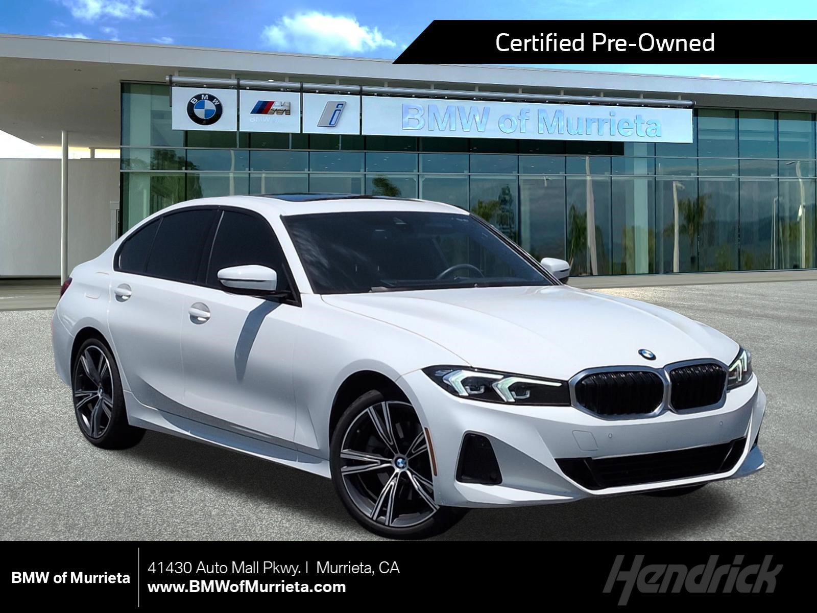 Certified 2023 BMW 330i Sedan w/ Premium Package RWD image 1