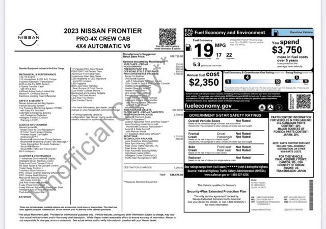 Used 2023 Nissan Frontier PRO-4X w/ Pro-4X Premium Package AWD/4WD image 24