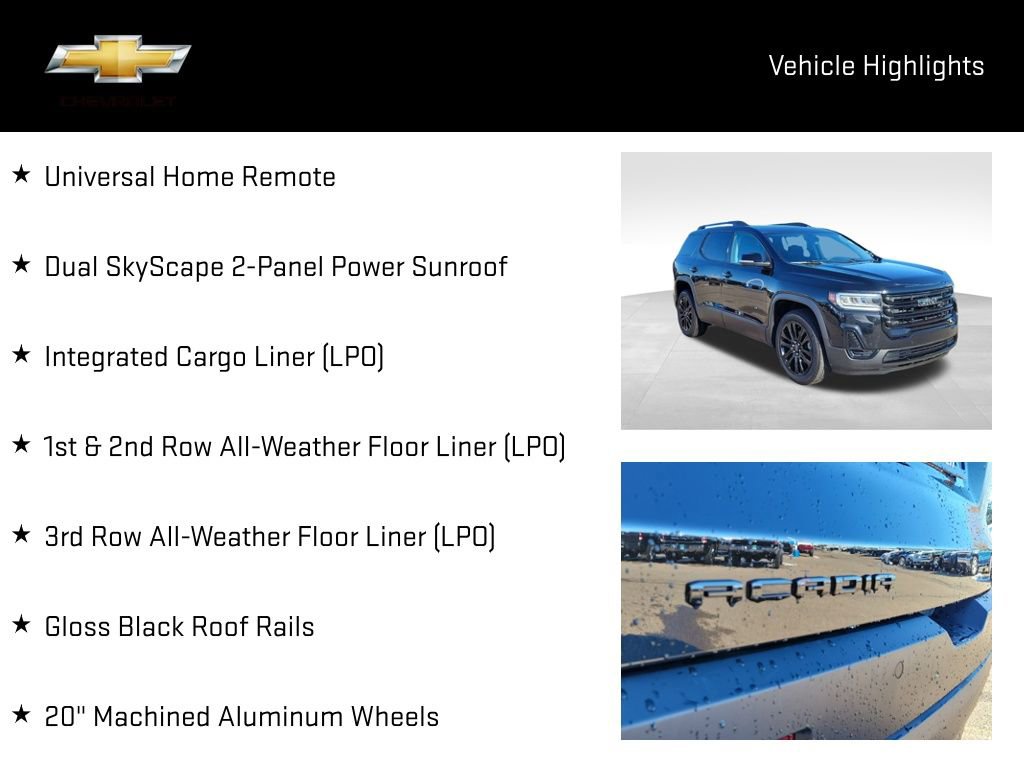 Certified 2023 GMC Acadia SLE w/ Infotainment Package image 19