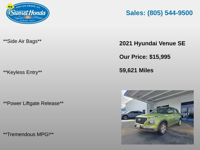 Used 2021 Hyundai Venue SE FWD image 6