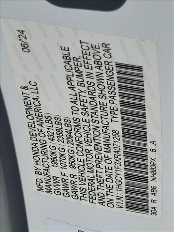 Used 2024 Honda Accord EX image 24