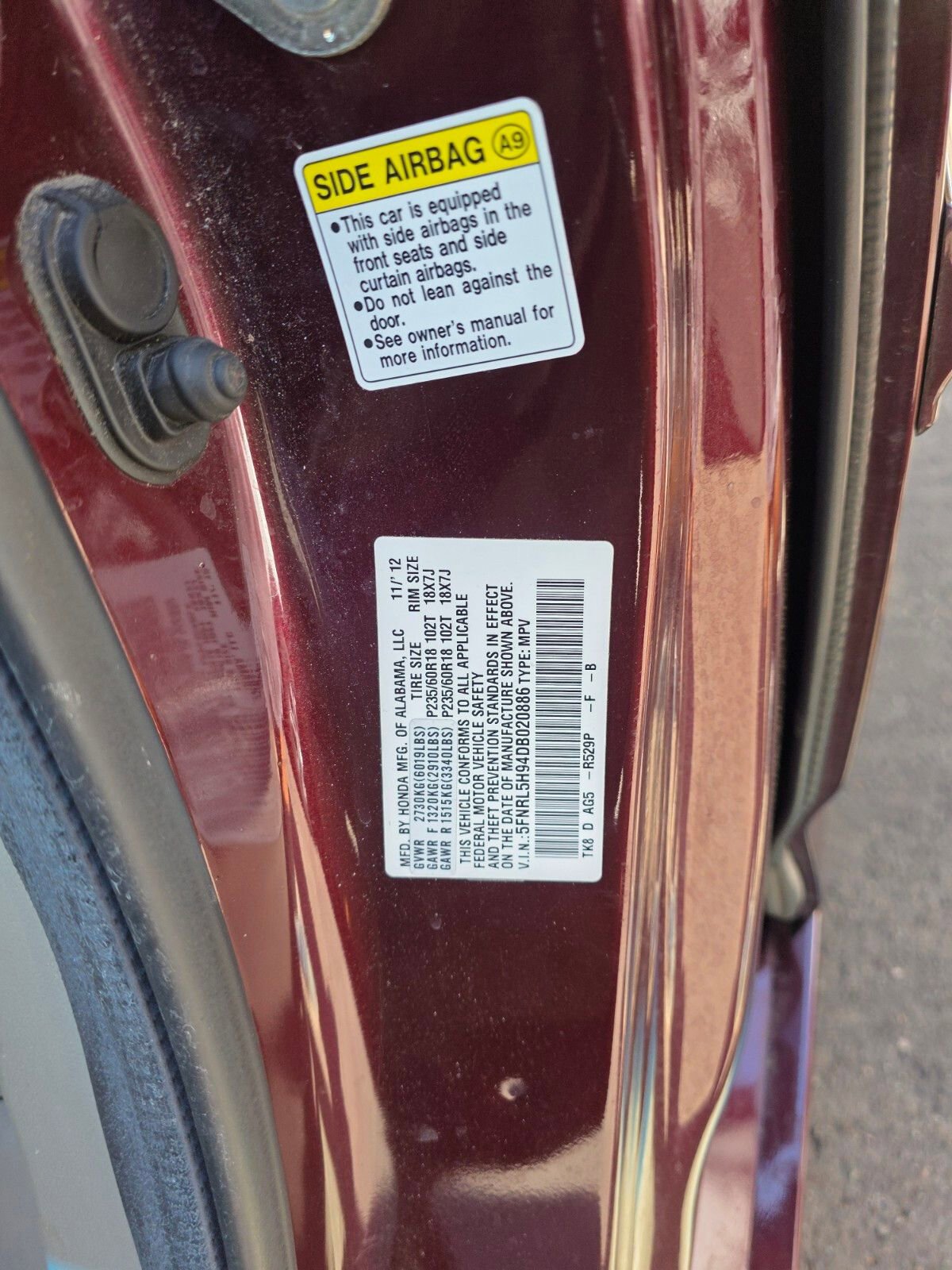 Used 2013 Honda Odyssey Touring image 12