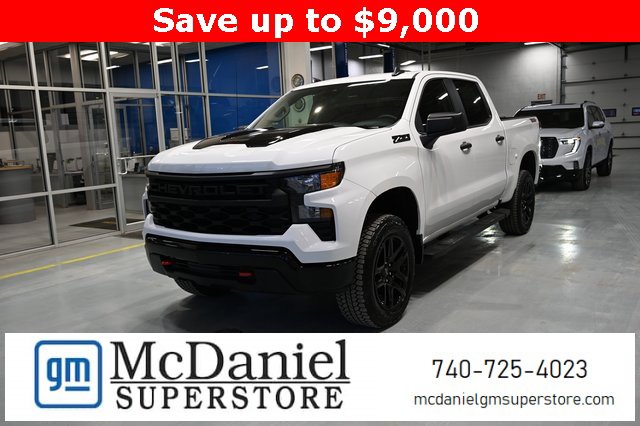 New 2026 Chevrolet Silverado 1500 Custom Trail Boss w/ LPO, Dark Essentials Package