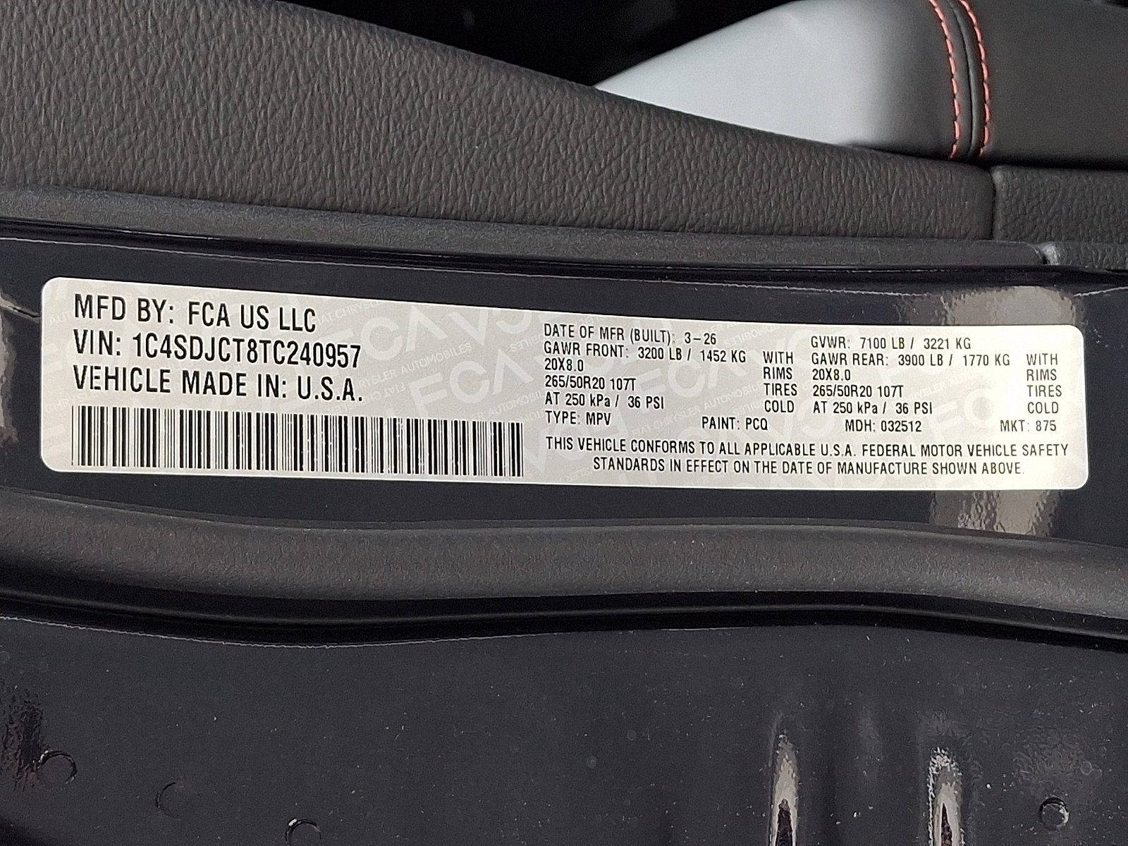 New 2026 Dodge Durango GT AWD/4WD image 18