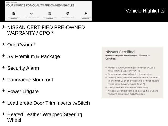 Certified 2023 Nissan Rogue SV w/ SV Premium B Package AWD/4WD image 5