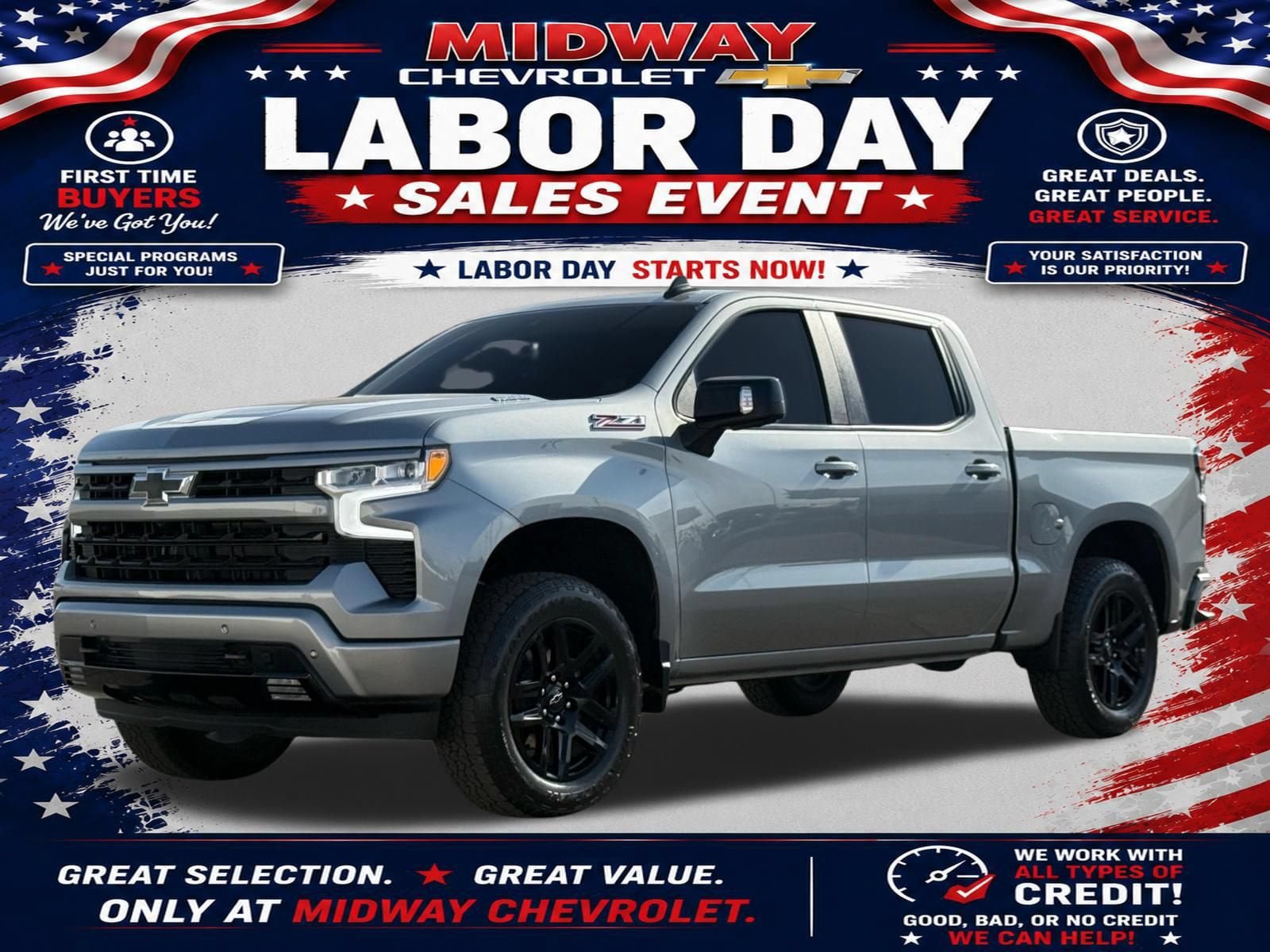 Certified 2024 Chevrolet Silverado 1500 RST w/ RST All Star Premium Package AWD/4WD image 1