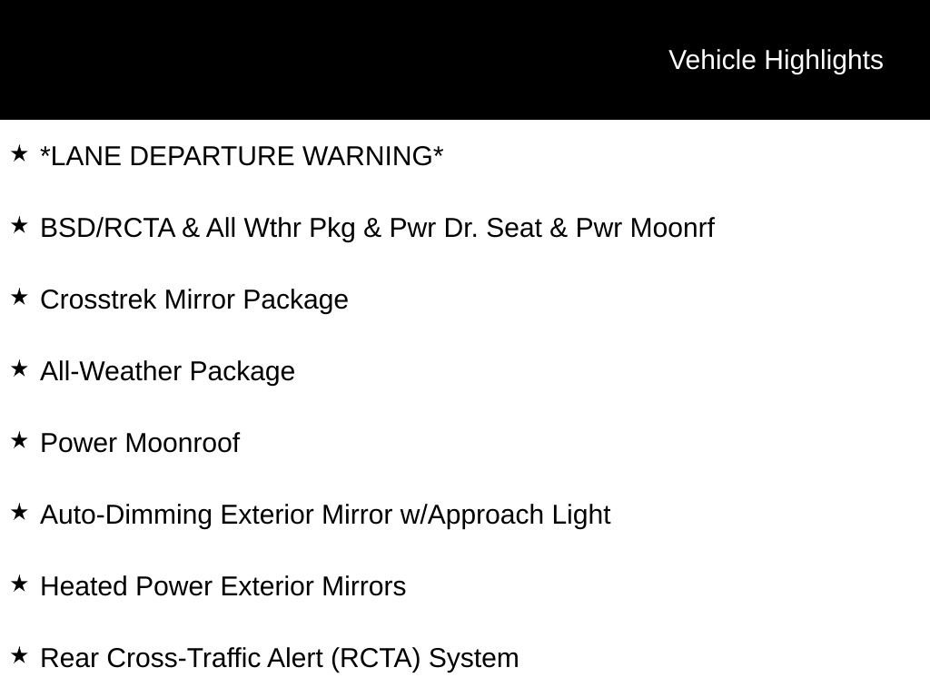 Used 2025 Subaru Crosstrek 2.0i Premium AWD/4WD image 6