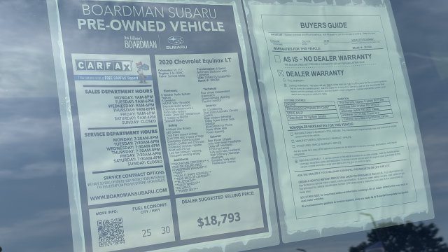 Used 2020 Chevrolet Equinox LT w/ Driver Convenience Package AWD/4WD image 27
