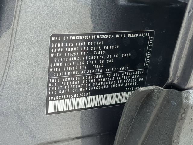 Certified 2025 Volkswagen Taos S FWD image 32