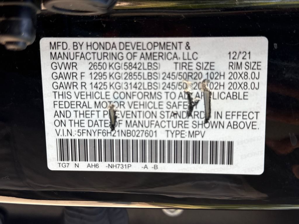 Used 2022 Honda Pilot Special Edition image 36