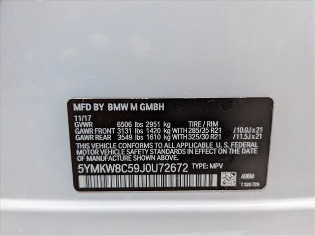 Used 2018 BMW X6 M w/ Executive Package AWD/4WD image 26