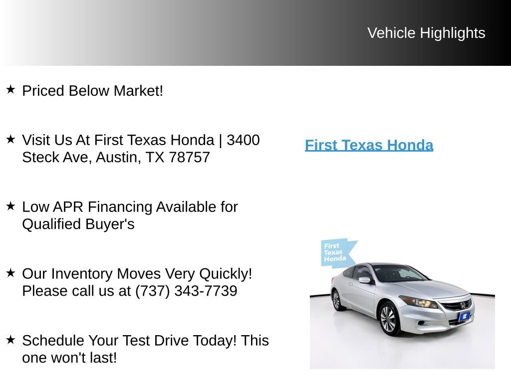 Used 2012 Honda Accord EX-L image 9