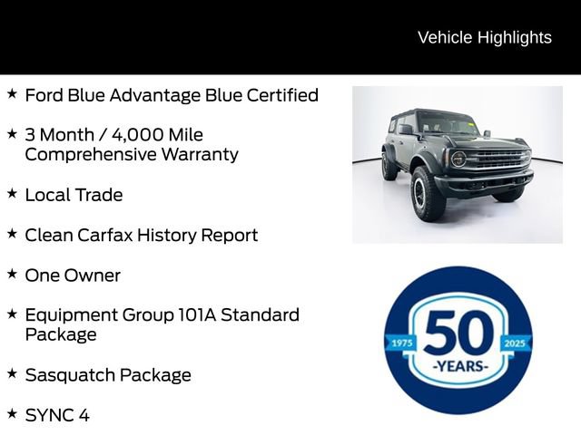 Used 2021 Ford Bronco 4-Door w/ Sasquatch Package AWD/4WD image 6
