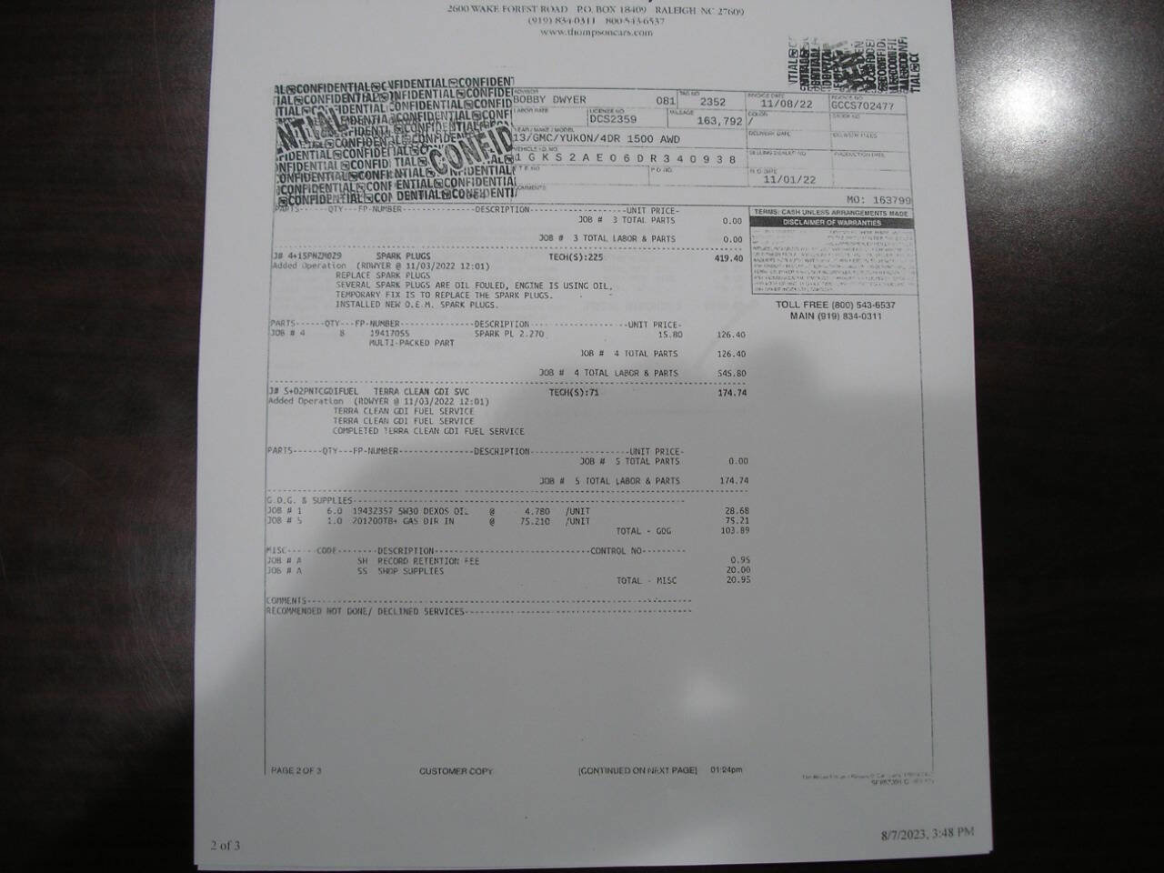 Used 2013 GMC Yukon SLE w/ Convenience Package image 15