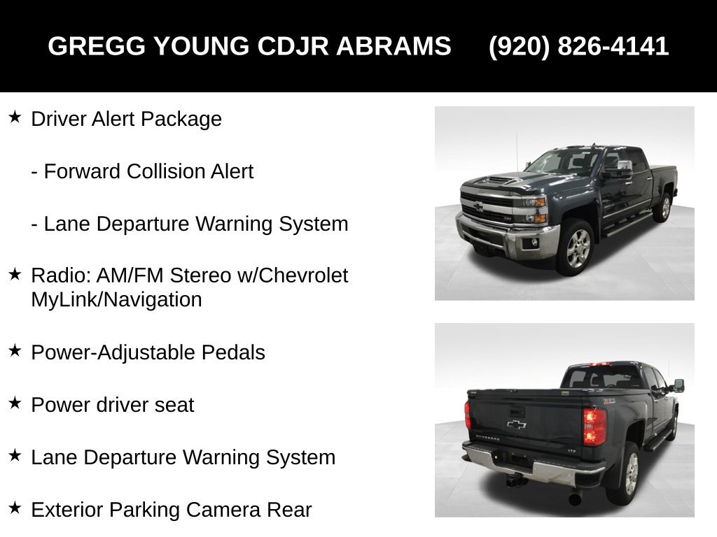 Used 2017 Chevrolet Silverado 2500 LTZ w/ Duramax Plus Package AWD/4WD image 13