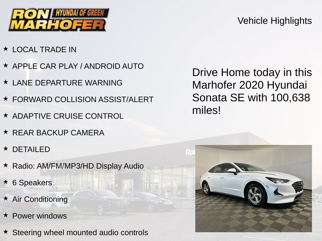 Used 2020 Hyundai Sonata SE w/ Cargo Package FWD image 15
