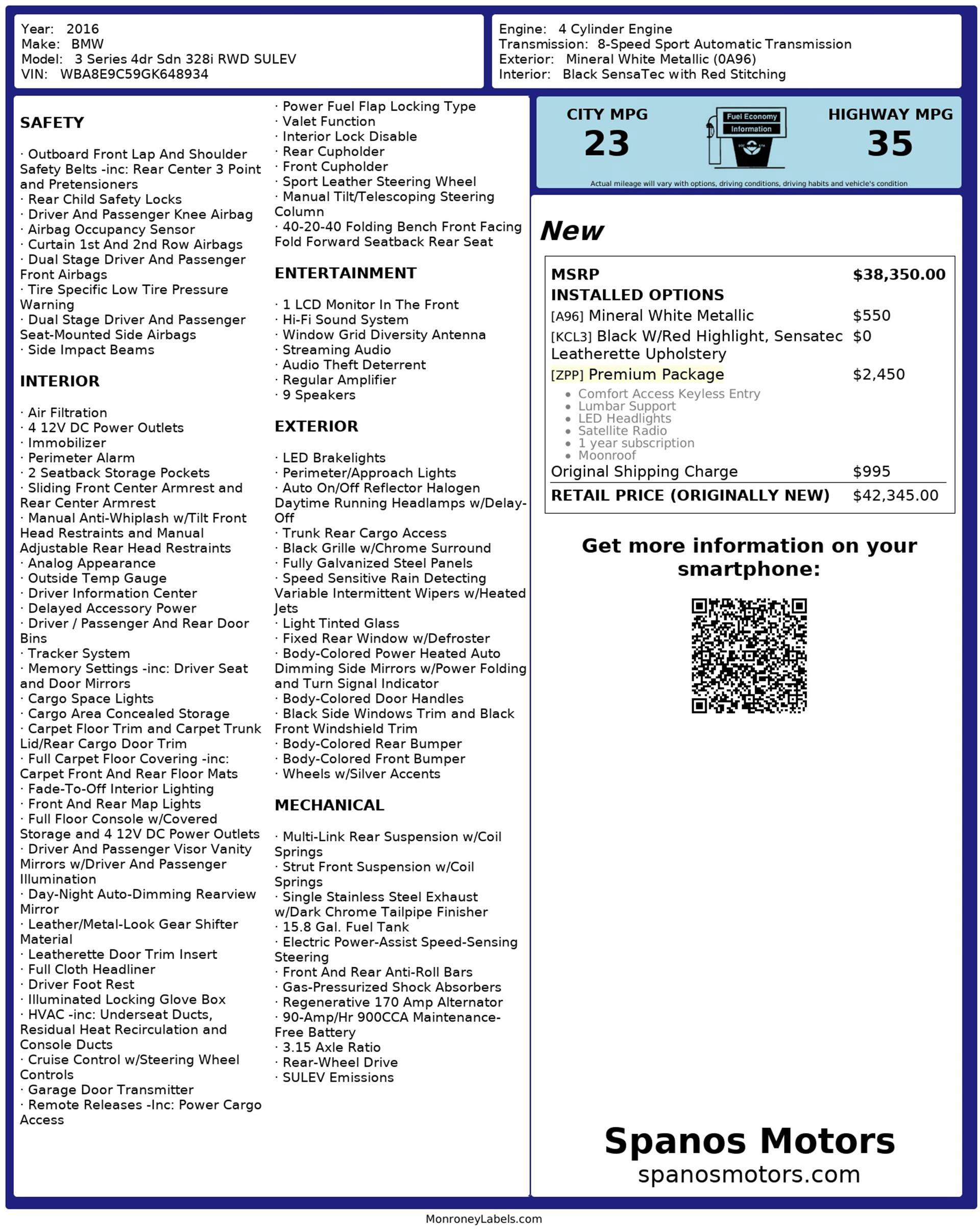 Used 2016 BMW 328i image 3