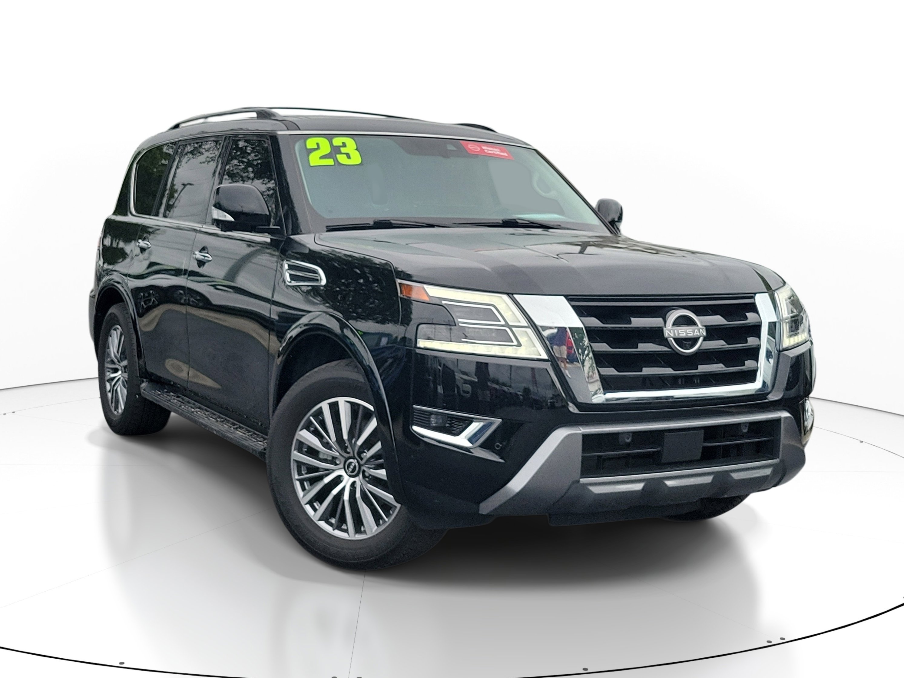 Certified 2023 Nissan Armada SL w/ Captain's Chairs Package RWD image 1