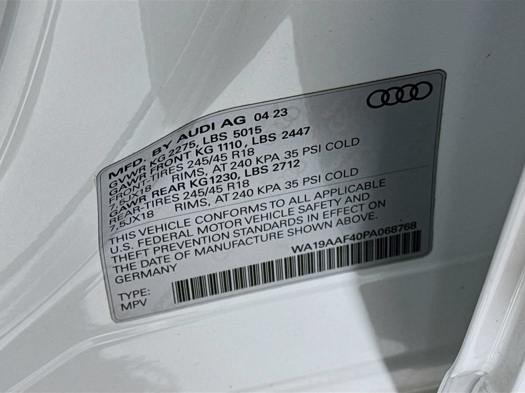 Used 2023 Audi A4 2.0T allroad Prestige w/ Prestige Package AWD/4WD image 35