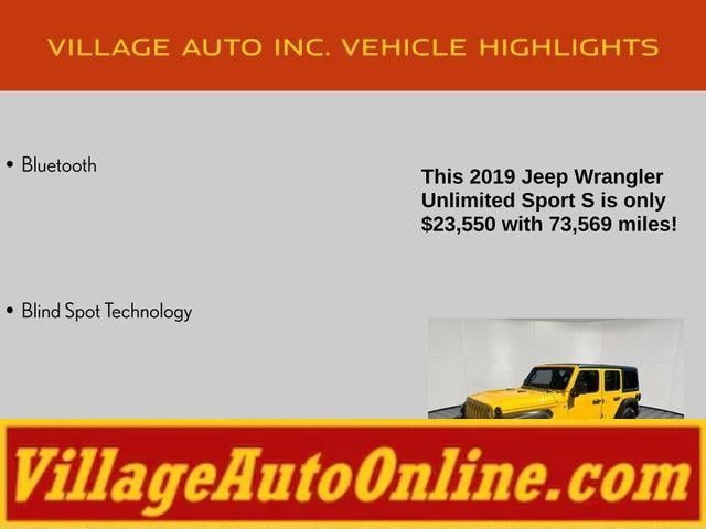 Used 2019 Jeep Wrangler Unlimited Sport w/ Technology Group AWD/4WD image 16
