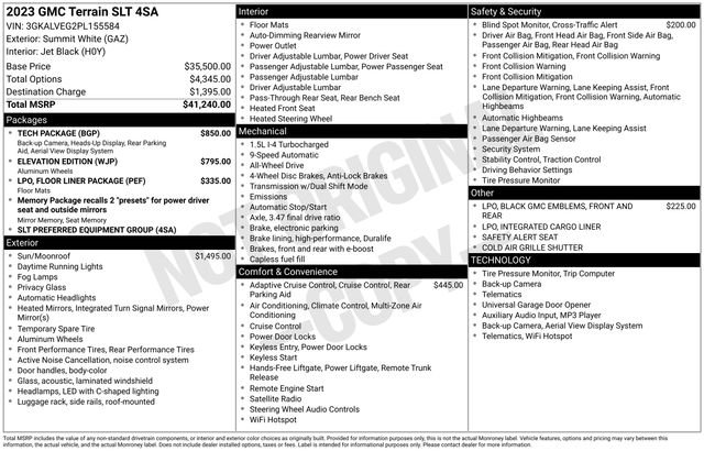 Used 2023 GMC Terrain SLT w/ Tech Package image 32