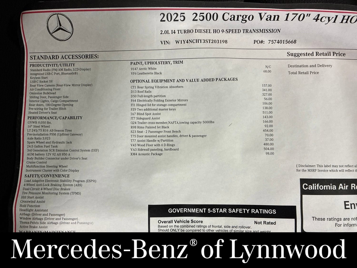 Used 2025 Mercedes-Benz Sprinter 2500 image 22
