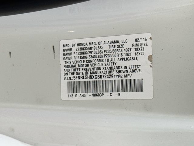 Used 2016 Honda Odyssey Touring Elite image 33