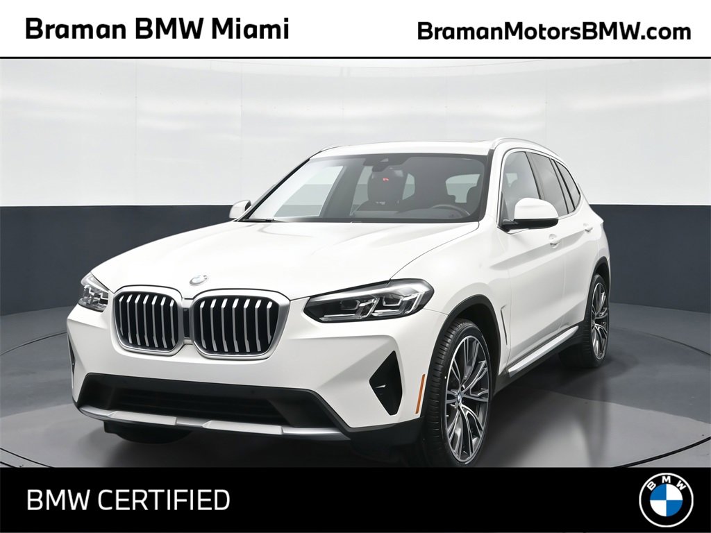 Certified 2022 BMW X3 sDrive30i w/ Convenience Package w/ZPA