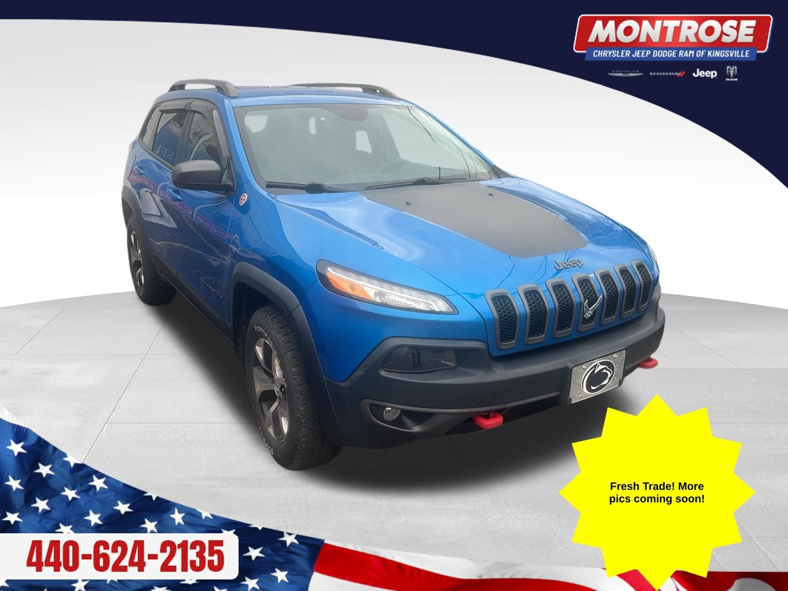 Used 2017 Jeep Cherokee Trailhawk w/ Cold Weather Group AWD/4WD image 4