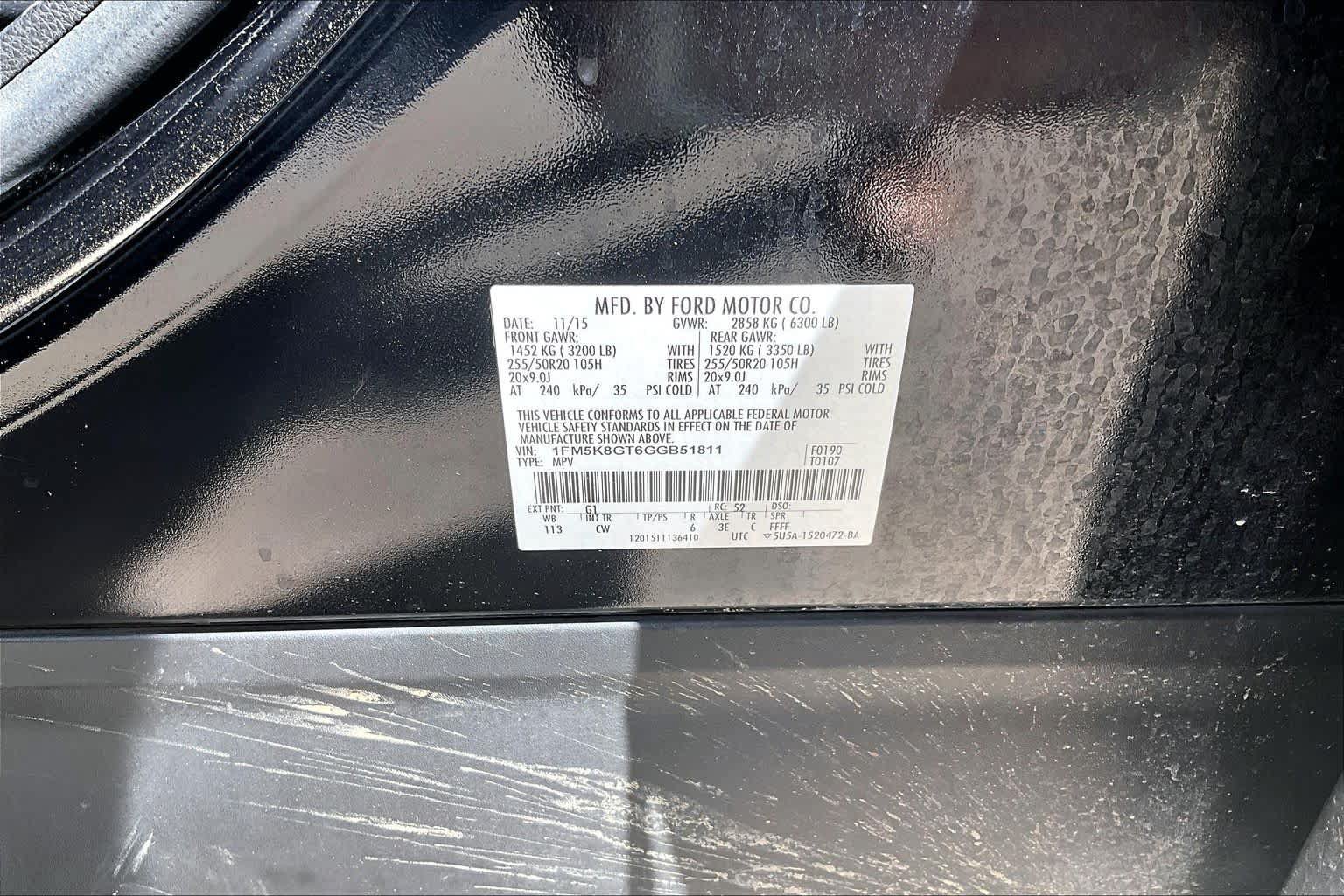 Used 2016 Ford Explorer Sport w/ Equipment Group 401A AWD/4WD image 36