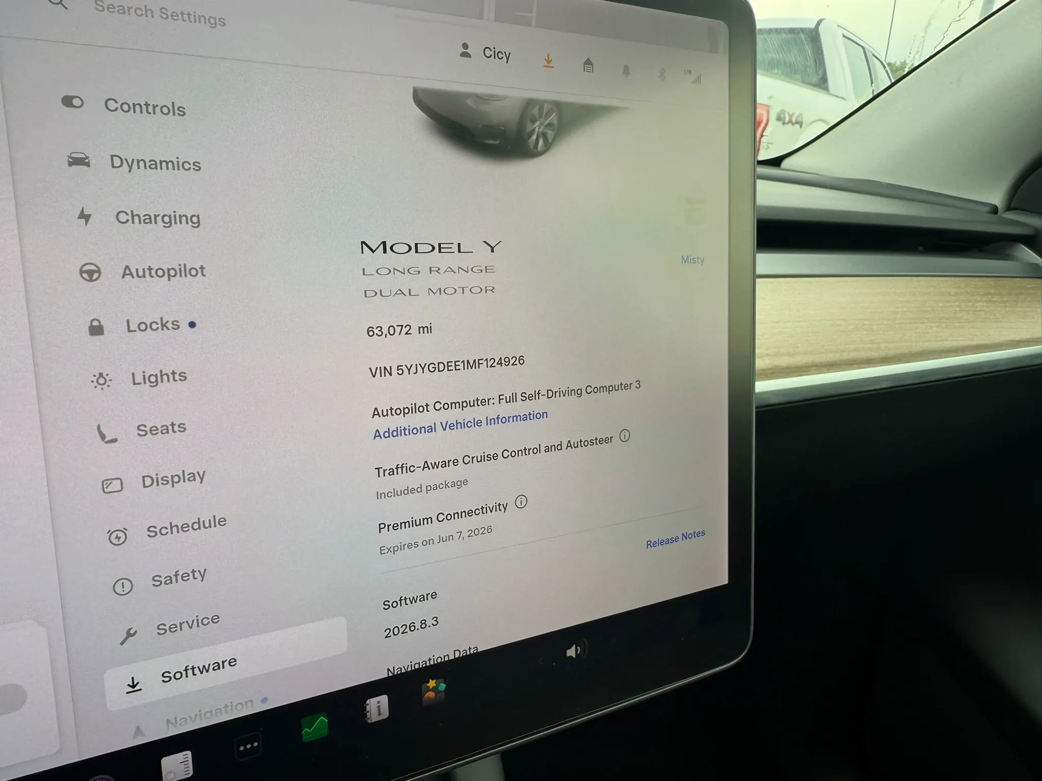 Used 2021 Tesla Model Y Long Range AWD/4WD image 7