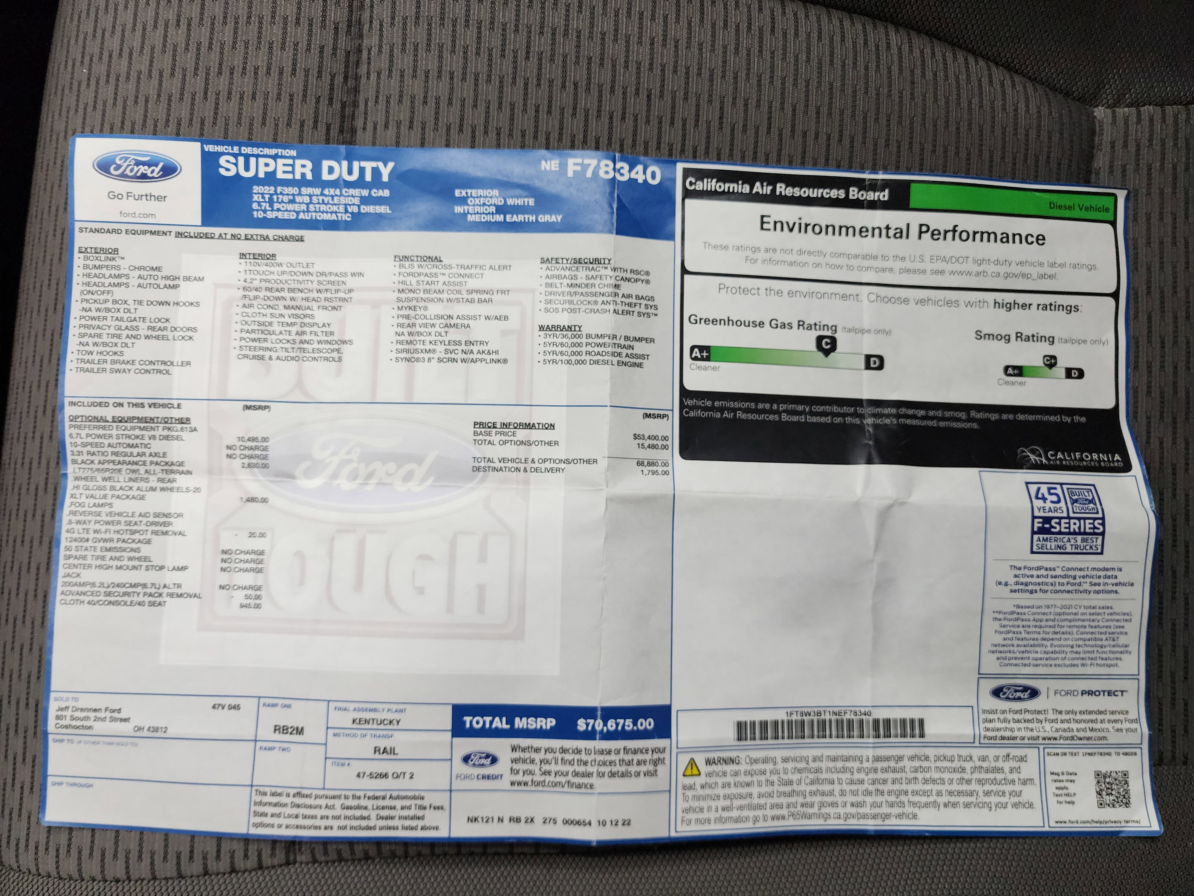 Used 2022 Ford F350 XLT w/ Black Appearance Package image 45