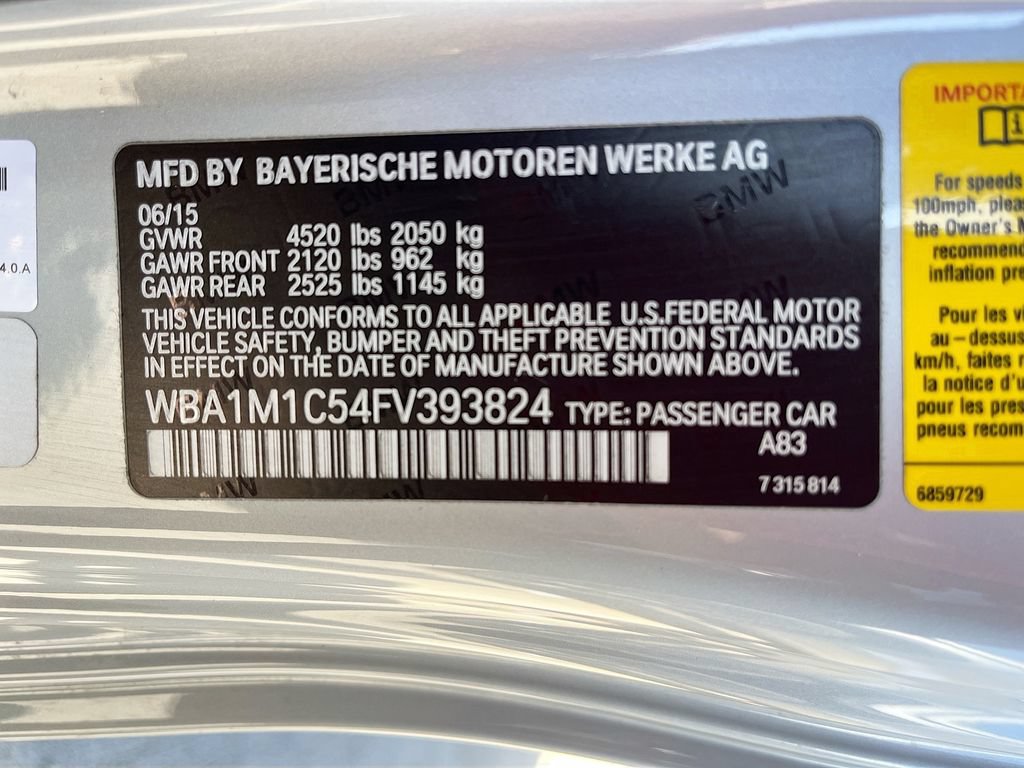 Used 2015 BMW M235i Convertible RWD image 32