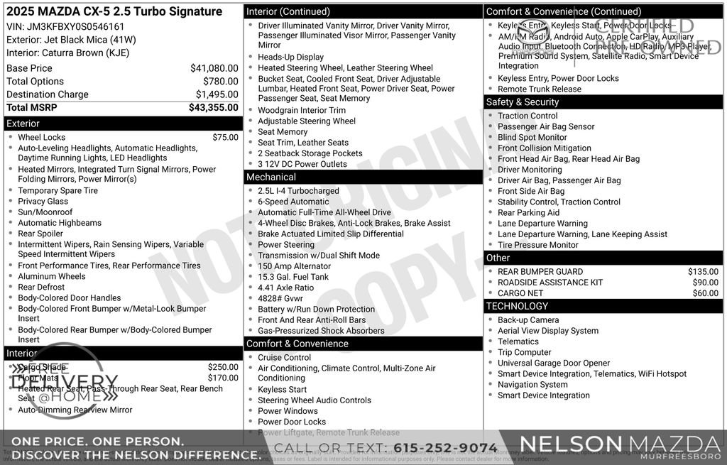 Certified 2025 MAZDA CX-5 Signature image 2