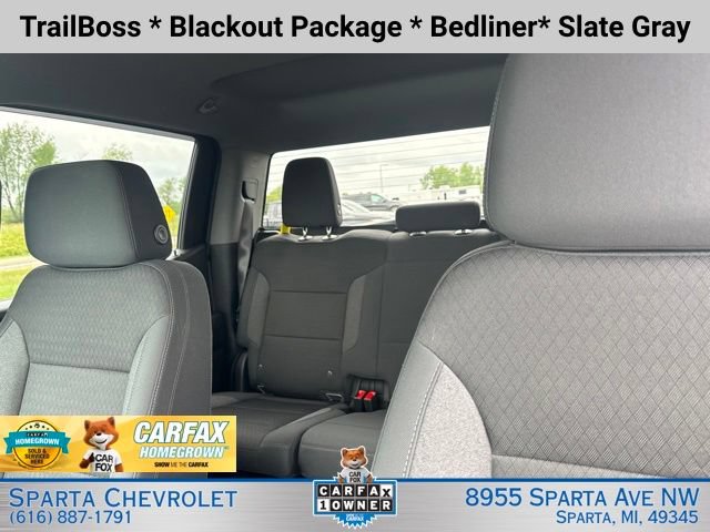 Certified 2024 Chevrolet Silverado 1500 Custom Trail Boss w/ Turbomax Blackout Package AWD/4WD image 15