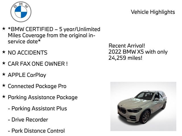 Certified 2022 BMW X5 xDrive40i w/ Premium Package image 4