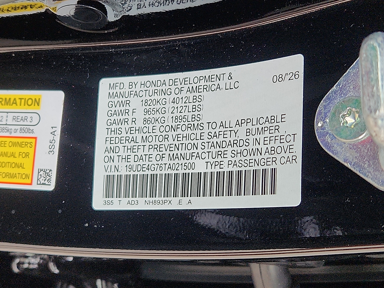 New 2026 Acura Integra A-Spec w/ Technology Package FWD image 17