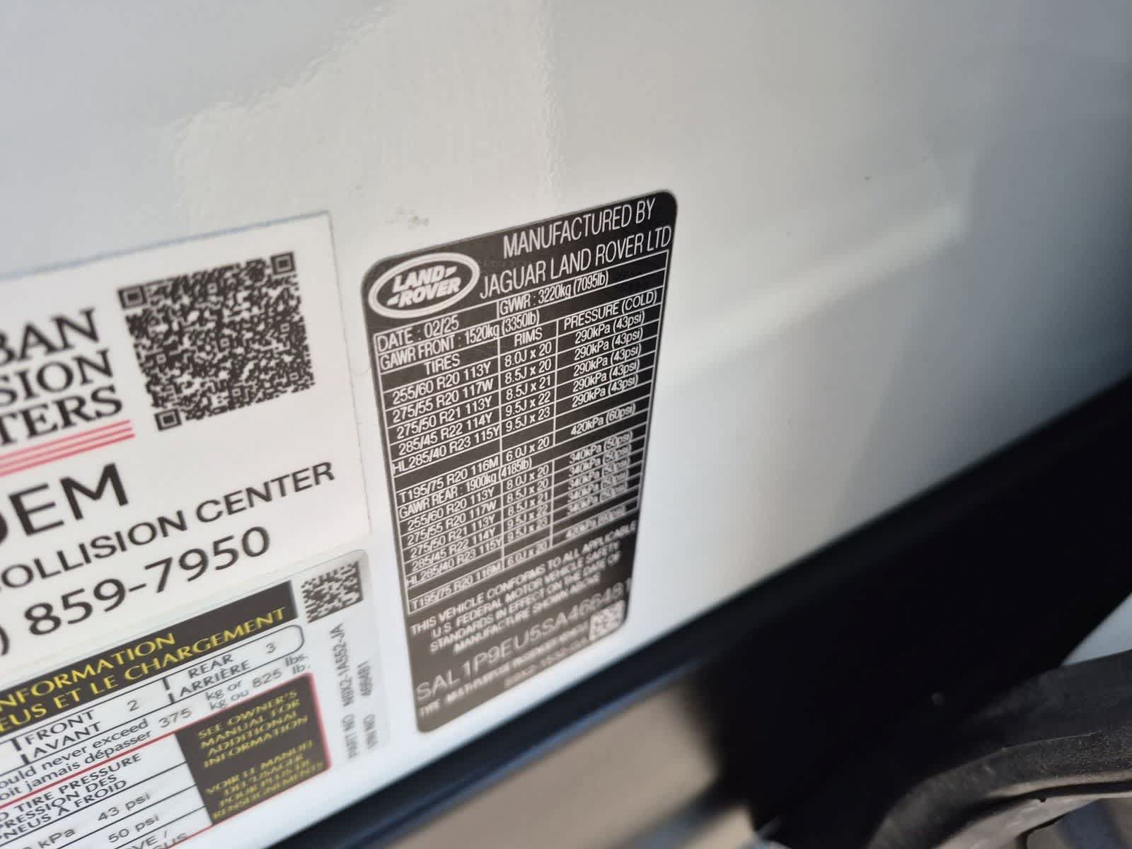 Certified 2025 Land Rover Range Rover Sport SE AWD/4WD image 37