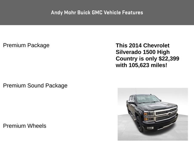 Used 2014 Chevrolet Silverado 1500 High Country w/ High Country Premium Package image 8