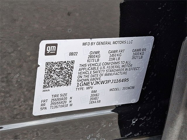 Certified 2023 Chevrolet Traverse RS w/ LPO, Floor Liner Package image 33